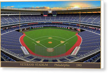 Load image into Gallery viewer, Veterans Stadium 1993 - Canvas Print
