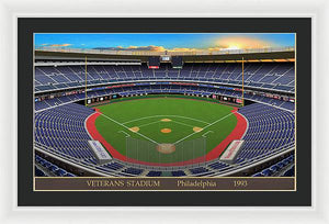 Veterans Stadium 1993 - Framed Print