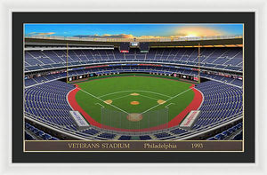 Veterans Stadium 1993 - Framed Print