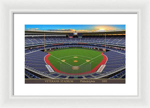 Veterans Stadium 1993 - Framed Print