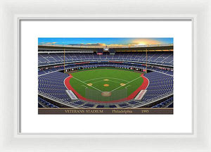 Veterans Stadium 1993 - Framed Print