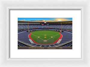 Veterans Stadium 1993 - Framed Print