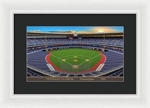 Veterans Stadium 1993 - Framed Print