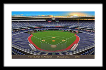 Load image into Gallery viewer, Veterans Stadium 1993 - Framed Print
