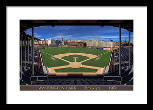 Washington Park 1903 - Framed Print