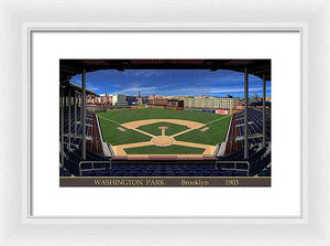 Washington Park 1903 - Framed Print