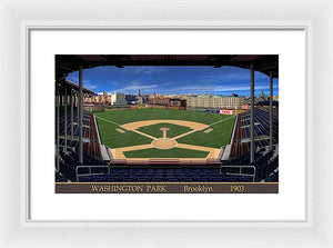 Washington Park 1903 - Framed Print