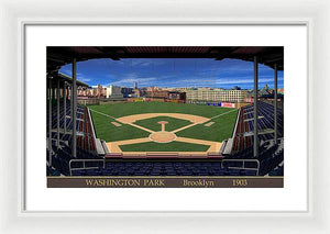 Washington Park 1903 - Framed Print