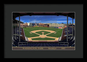 Washington Park 1903 - Framed Print