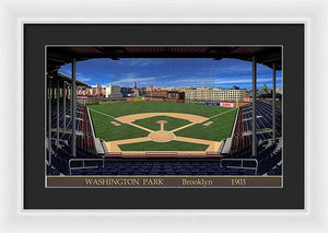 Washington Park 1903 - Framed Print