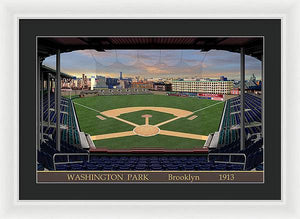 Washington Park 1913 - Framed Print