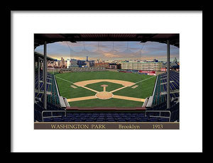 Washington Park 1913 - Framed Print