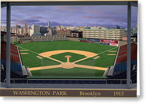 Washington Park 1913 - Greeting Card