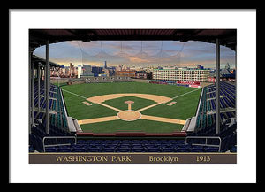 Washington Park 1913 - Framed Print