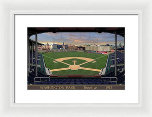 Washington Park 1913 - Framed Print