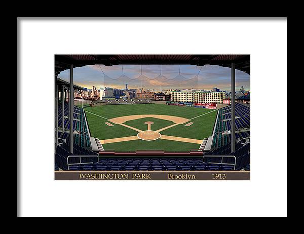 Washington Park 1913 - Framed Print