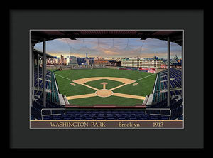 Washington Park 1913 - Framed Print