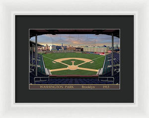 Washington Park 1913 - Framed Print