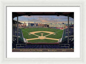 Washington Park 1913 - Framed Print