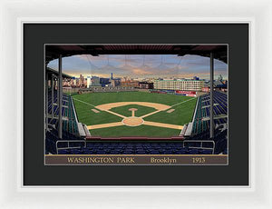 Washington Park 1913 - Framed Print