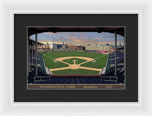 Washington Park 1913 - Framed Print