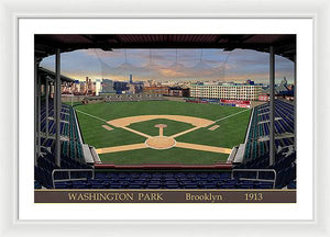 Washington Park 1913 - Framed Print