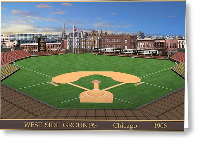 West Side Grounds 1906 - Greeting Card