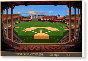 West Side Grounds 1908 - Canvas Print