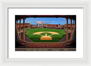 West Side Grounds 1908 - Framed Print