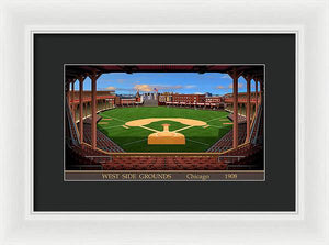 West Side Grounds 1908 - Framed Print