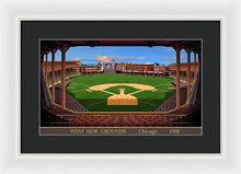 Load image into Gallery viewer, West Side Grounds 1908 - Framed Print
