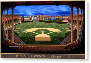 West Side Grounds 1911 - Canvas Print