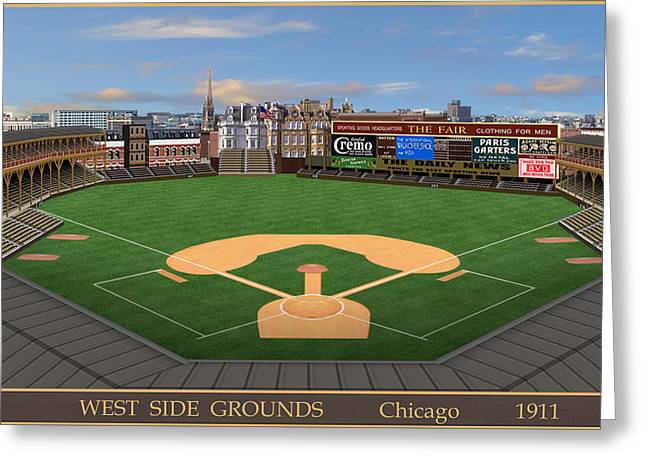 West Side Grounds 1911 - Greeting Card