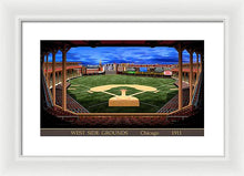 Load image into Gallery viewer, West Side Grounds 1911 - Framed Print
