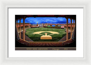 West Side Grounds 1911 - Framed Print