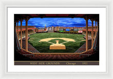 Load image into Gallery viewer, West Side Grounds 1911 - Framed Print
