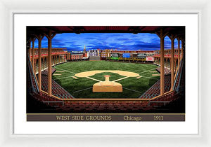 West Side Grounds 1911 - Framed Print