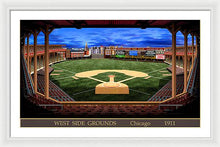 Load image into Gallery viewer, West Side Grounds 1911 - Framed Print
