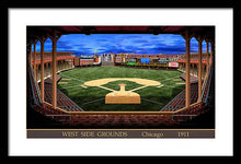 Load image into Gallery viewer, West Side Grounds 1911 - Framed Print
