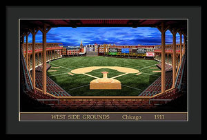 West Side Grounds 1911 - Framed Print