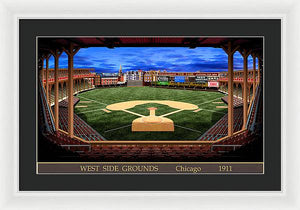 West Side Grounds 1911 - Framed Print