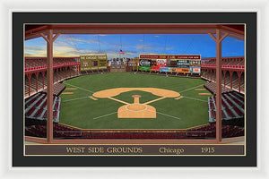 West Side Grounds 1915 - Framed Print