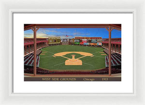 West Side Grounds 1915 - Framed Print