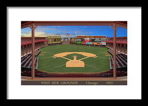 West Side Grounds 1915 - Framed Print