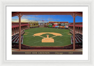 West Side Grounds 1915 - Framed Print