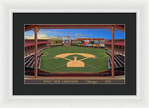 West Side Grounds 1915 - Framed Print