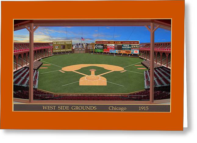 West Side Grounds 1915 - Greeting Card