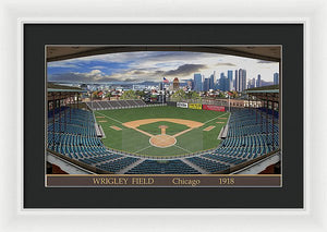 Wrigley Field 1918 - Framed Print