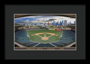 Wrigley Field 1918 - Framed Print