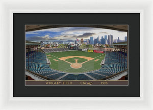 Wrigley Field 1918 - Framed Print